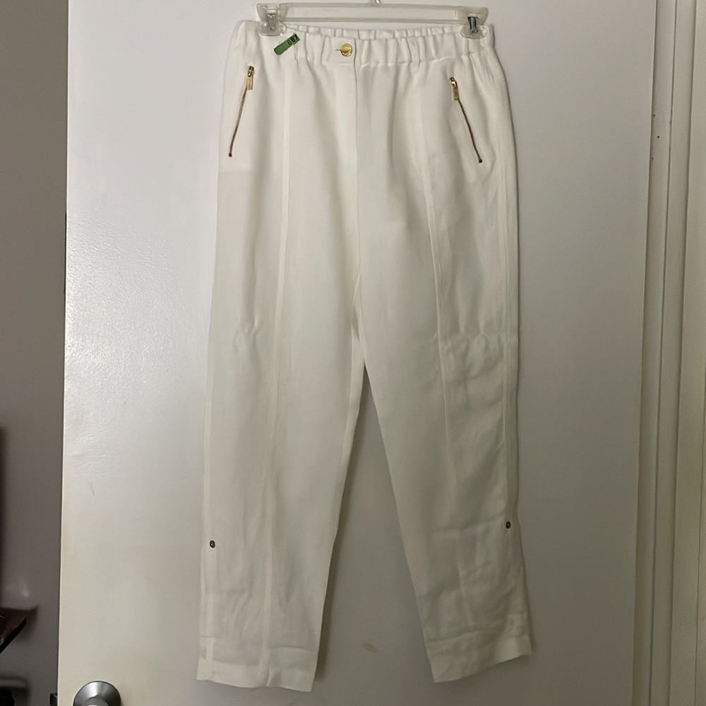 Women Calvin Klein white dress pants